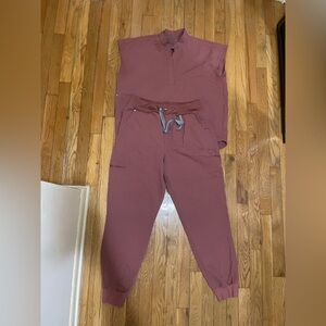Mauve FIGS Scrubs SET